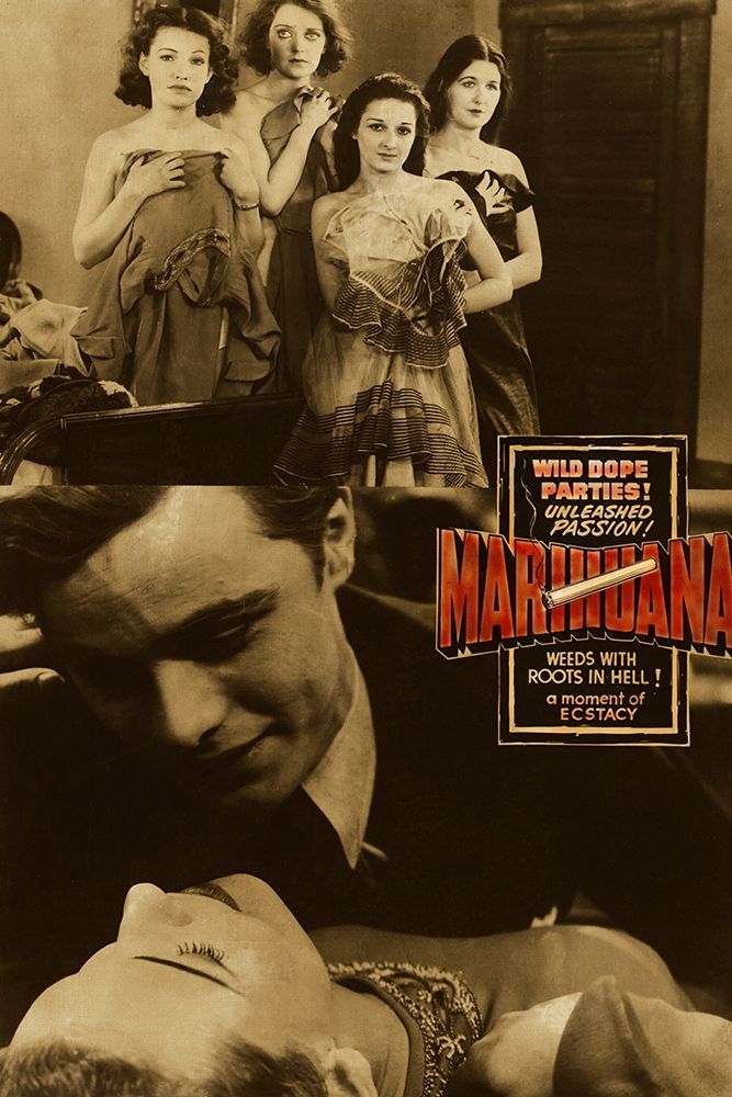 Wall art: Vintage Vices: Wild Dope Parties! Marihuana., by Vintage Vices