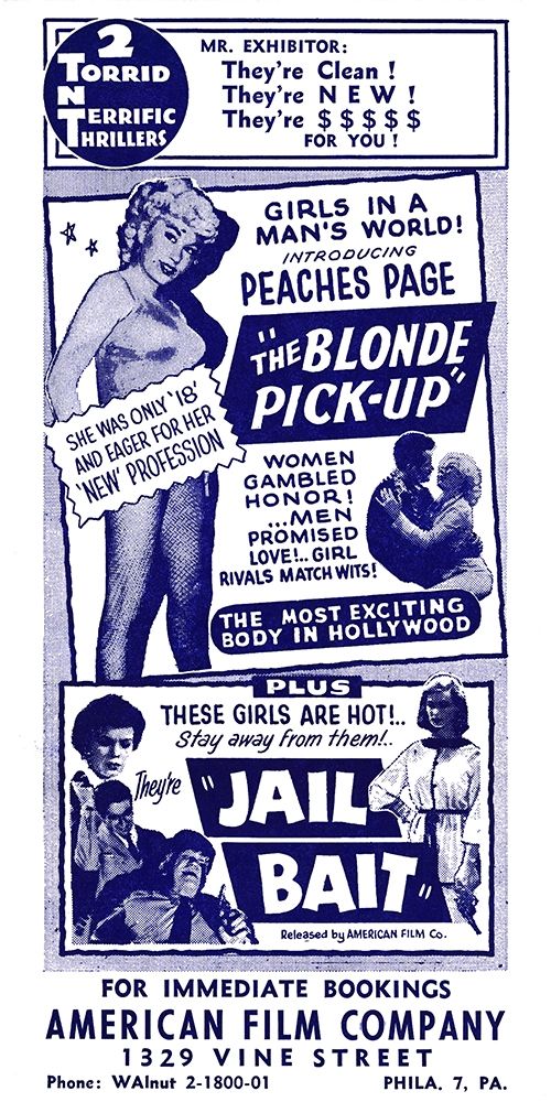 Wall Art Painting id:270021, Name: Vintage Vices: Blonde Pick-Up and Jail Bait, Artist: Vintage Vices