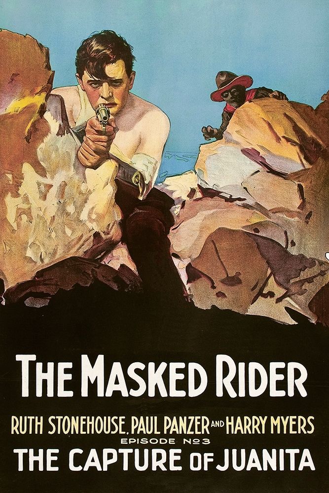 Wall art: Vintage Westerns: Masked Rider - The Capture of Juanita, by Unknown