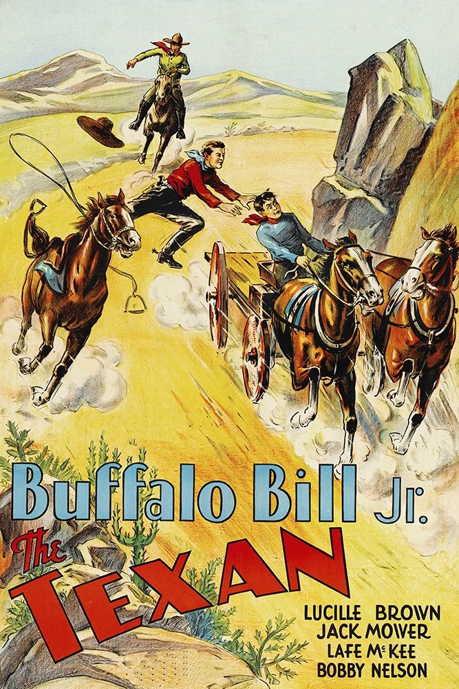 Wall art: Vintage Westerns: Texan, by Unknown