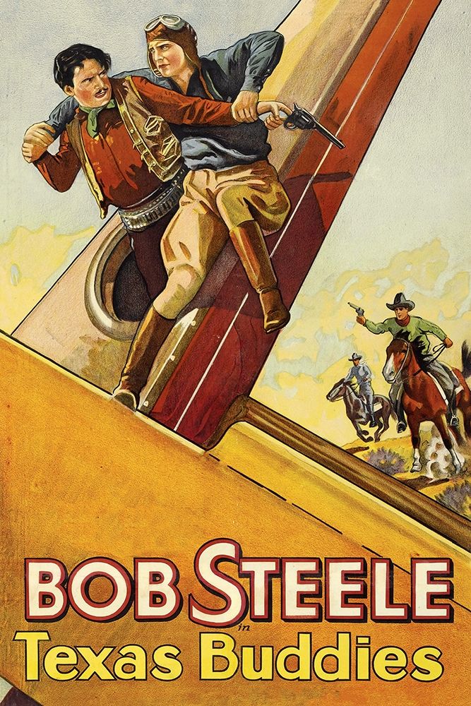 Art Print: Vintage Westerns: Texas Buddies