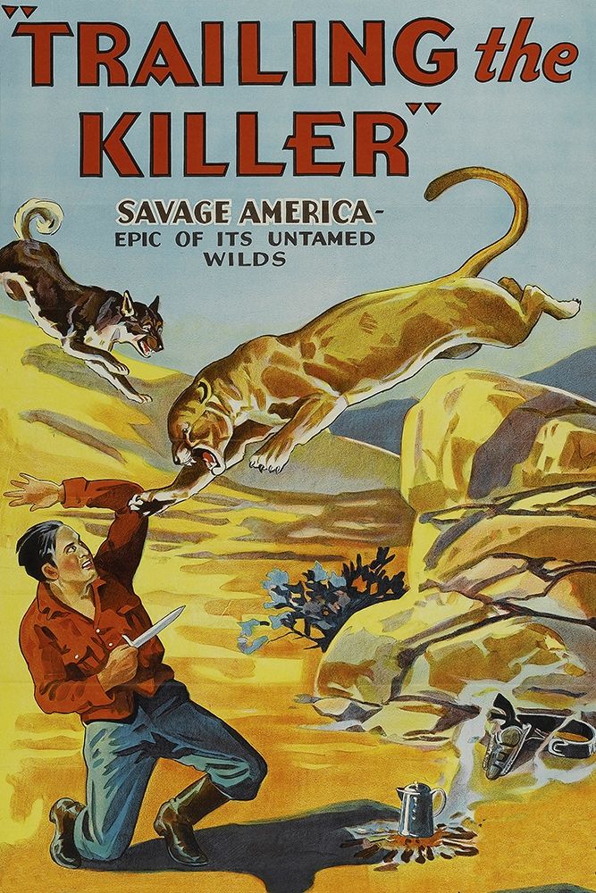 Art Print: Vintage Westerns: Trailing the Killer