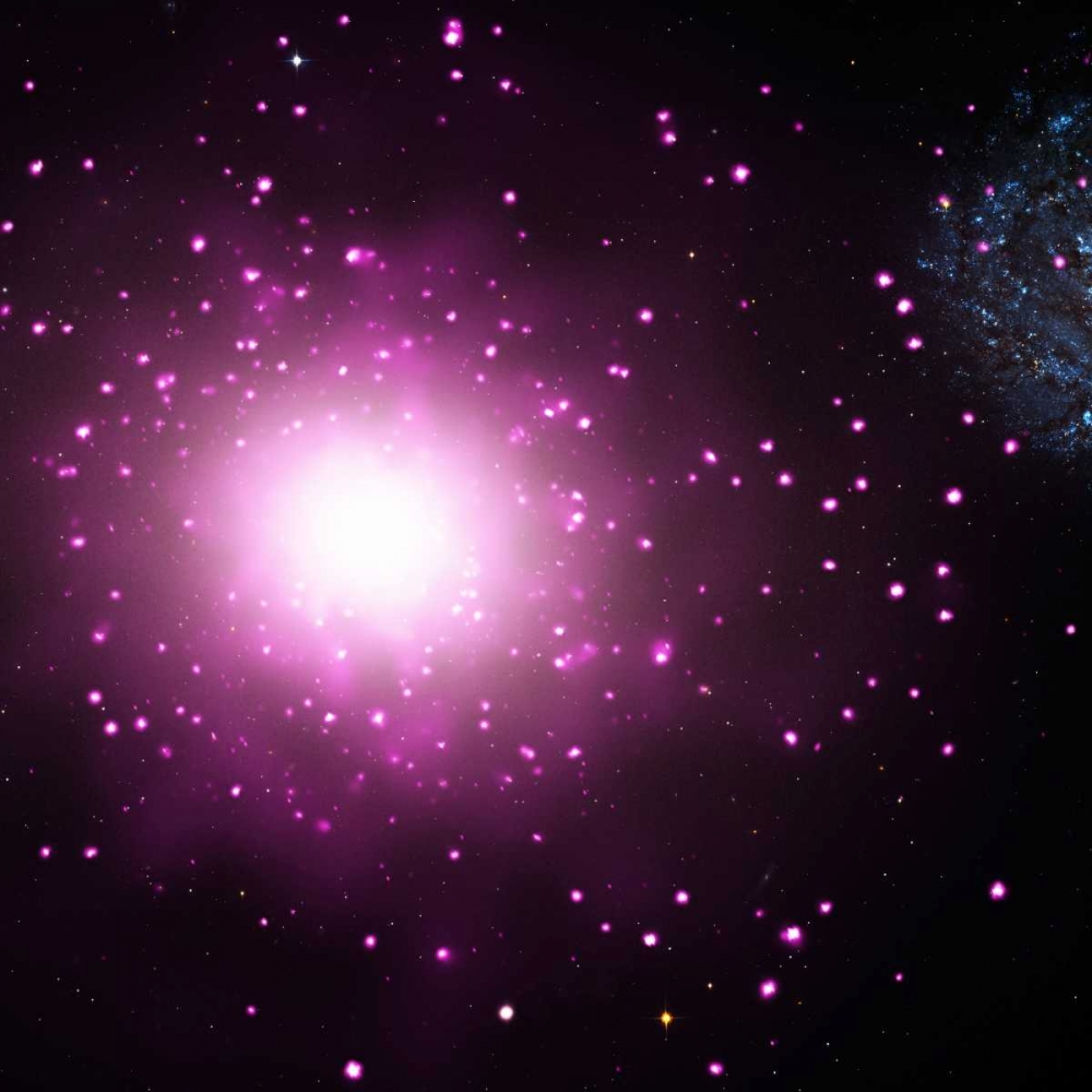 Wall Art Painting id:93095, Name: M60-UCD1 - Ultra-Compact Dwarf Galaxy, Artist: NASA