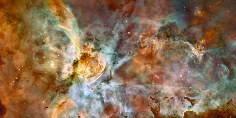 Wall art: Carina Nebula Wide View, by NASA