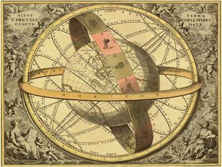 Wall Art Painting id:188656, Name: Maps of the Heavens: Circulis Coelestibus, Artist: Cellarius, Andreas