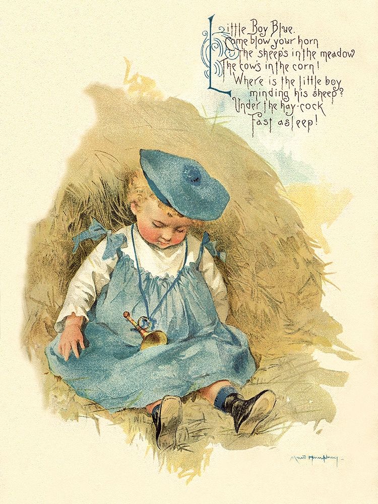 Art Print: Nursery Rhymes: Little Boy Blue