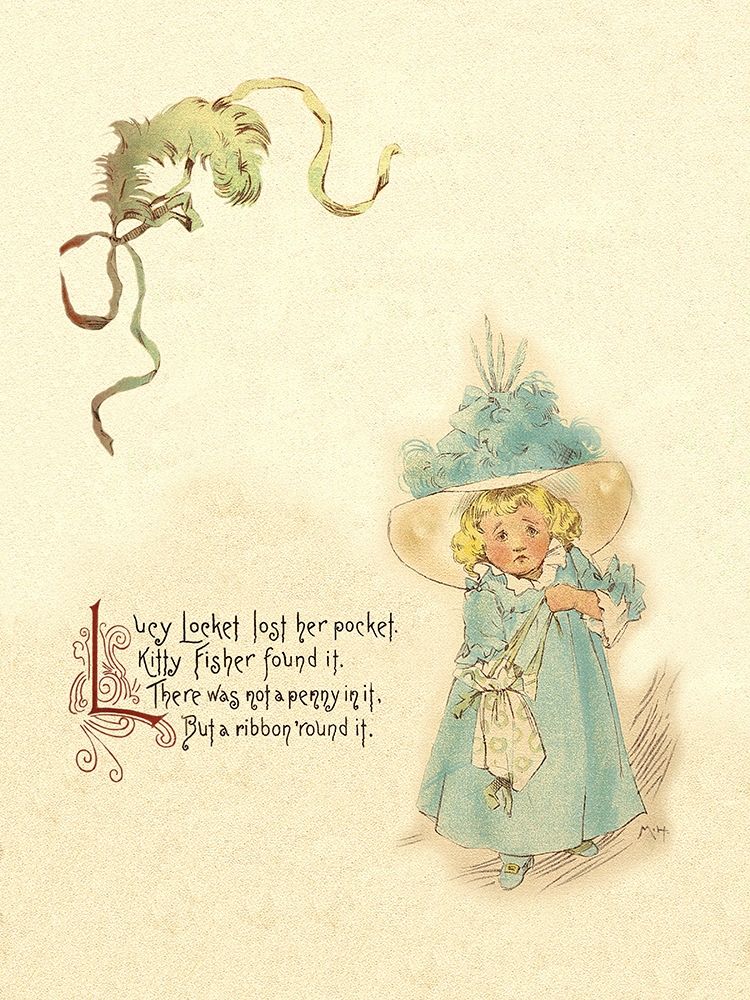 Art Print: Nursery Rhymes: Lucy Locket