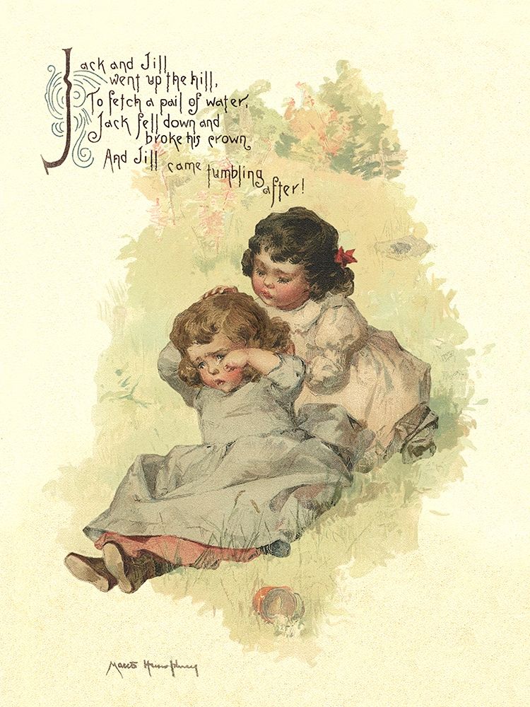 Art Print: Nursery Rhymes: Jack and Jill