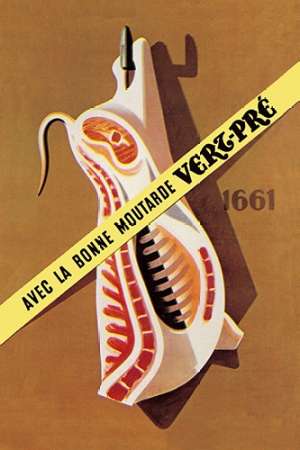 Wall Art Painting id:188763, Name: Pigs and Pork: Hooked Pork, Artist: Advertisement