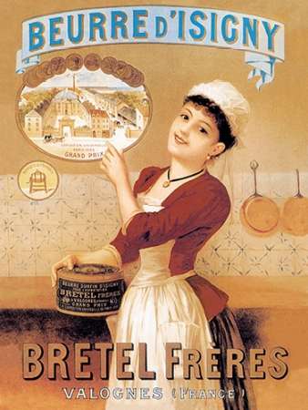 Wall Art Painting id:188769, Name: Cooks: Beurre dIsigny, Artist: Advertisement