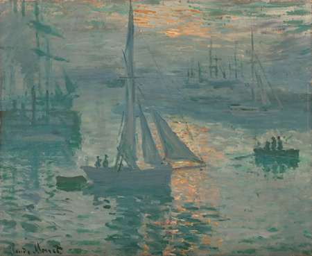 Wall art: Sunrise (Marine), by Monet, Claude