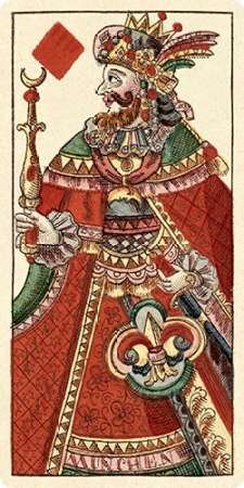 Art Print: King of Diamonds (Bauern Hochzeit Deck)