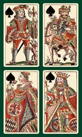 Art Print: Spades (Bauern Hochzeit Deck)