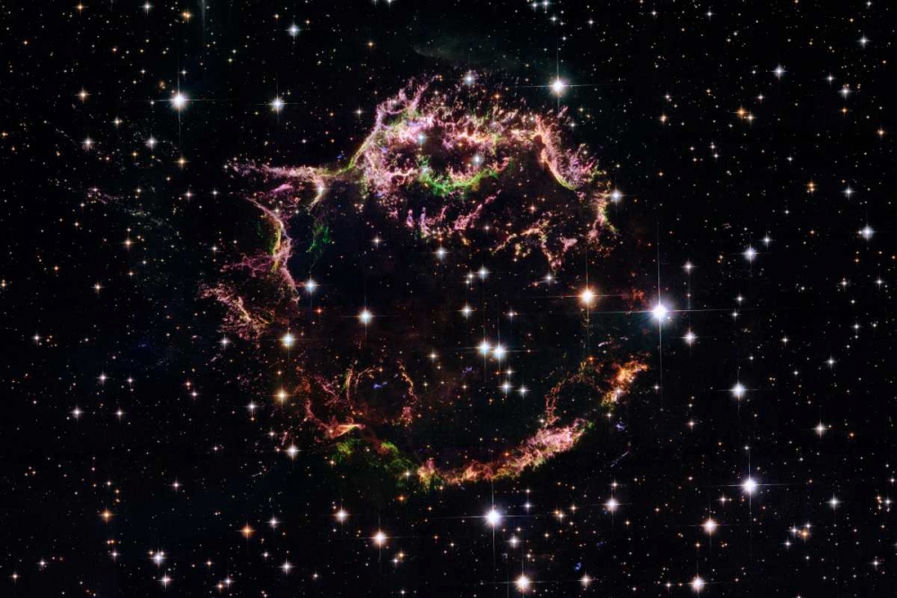 Wall Art Painting id:93178, Name: Supernova Remnant Cassiopeia A - March 2004, Artist: NASA