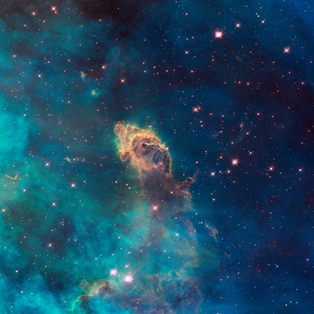 Wall art: Jet in Carina -  WFC3 UVIS Full Field, by NASA