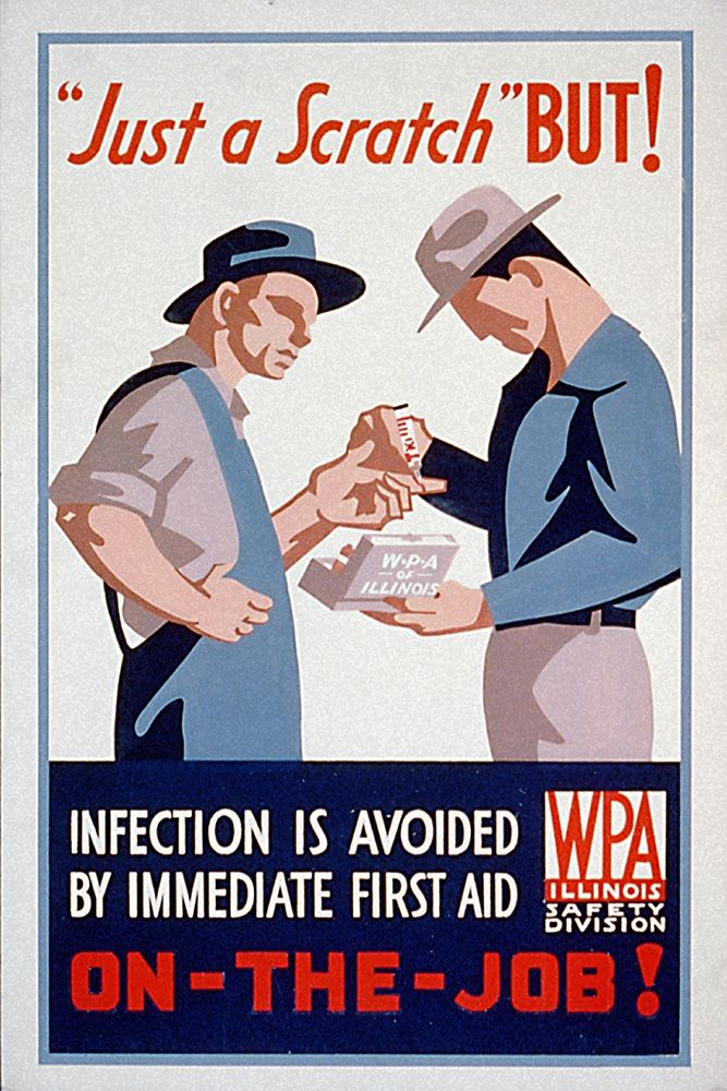 Wall art: Just a scratch, by WPA