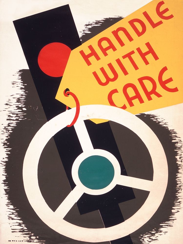 Wall Art Painting id:270163, Name: Handle with care, Artist: WPA