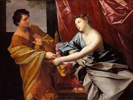 Art Print: Joseph and Potiphars Wife