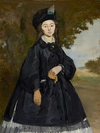Wall Art Painting id:189082, Name: Portrait of Madame Brunet, Artist: Manet, Edouard