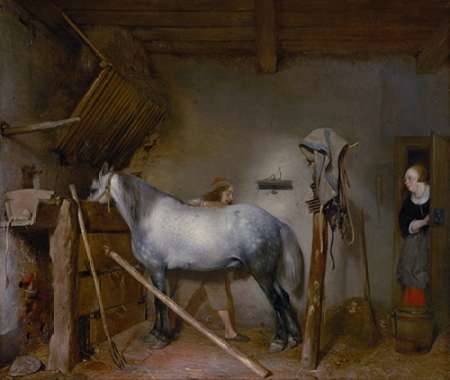 Art Print: Horse Stable