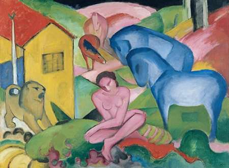 Wall Art Painting id:189132, Name: The Dream, 1912, Artist: Marc, Franz