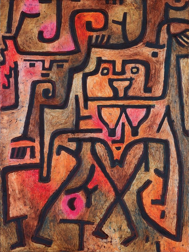Wall art: Forest Witches, 1938, by Klee, Paul