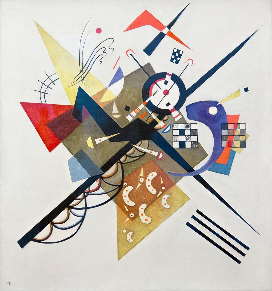 Wall art: On White II, 1923, by Kandinsky, Wassily