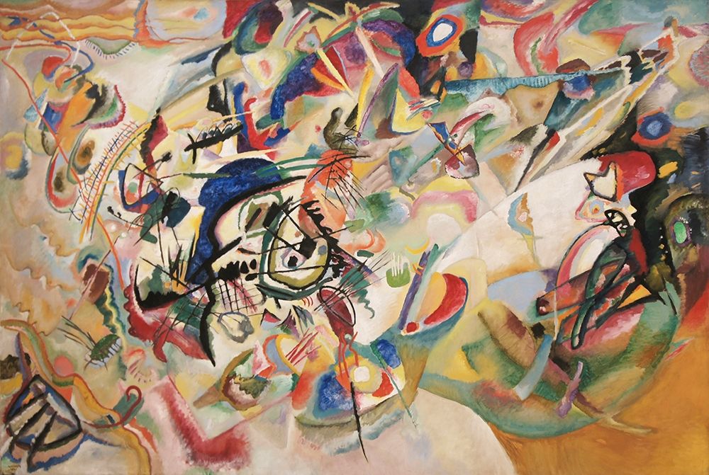 Wall Art Painting id:267756, Name: Composition VII, 1913, Artist: Kandinsky, Wassily