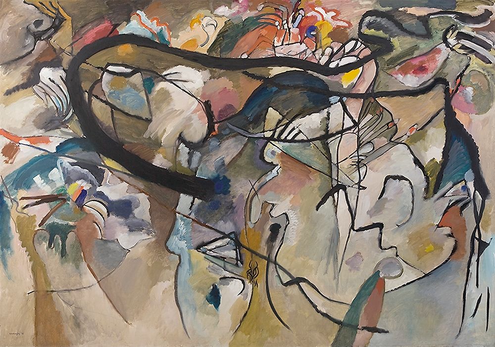 Wall Art Painting id:267757, Name: Composition V, 1911, Artist: Kandinsky, Wassily