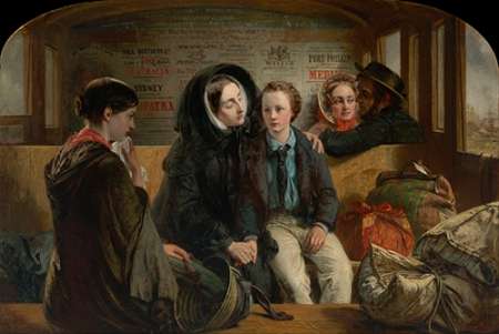 Art Print: Second Class - The Parting, 1854
