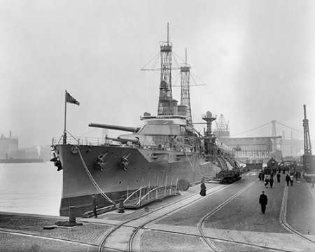 Wall art: Battleship Texas in the Shipyard, ca. 1911, by Bain News Svc.