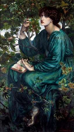 Wall Art Painting id:189512, Name: The Day Dream, 1880, Artist: Rossetti, Dante Gabriel