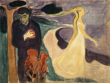 Wall Art Painting id:189523, Name: Separation, 1896, Artist: Munch, Edvard