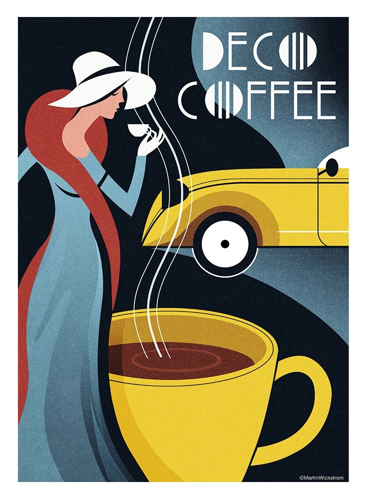 Art Print: Deco Coffee