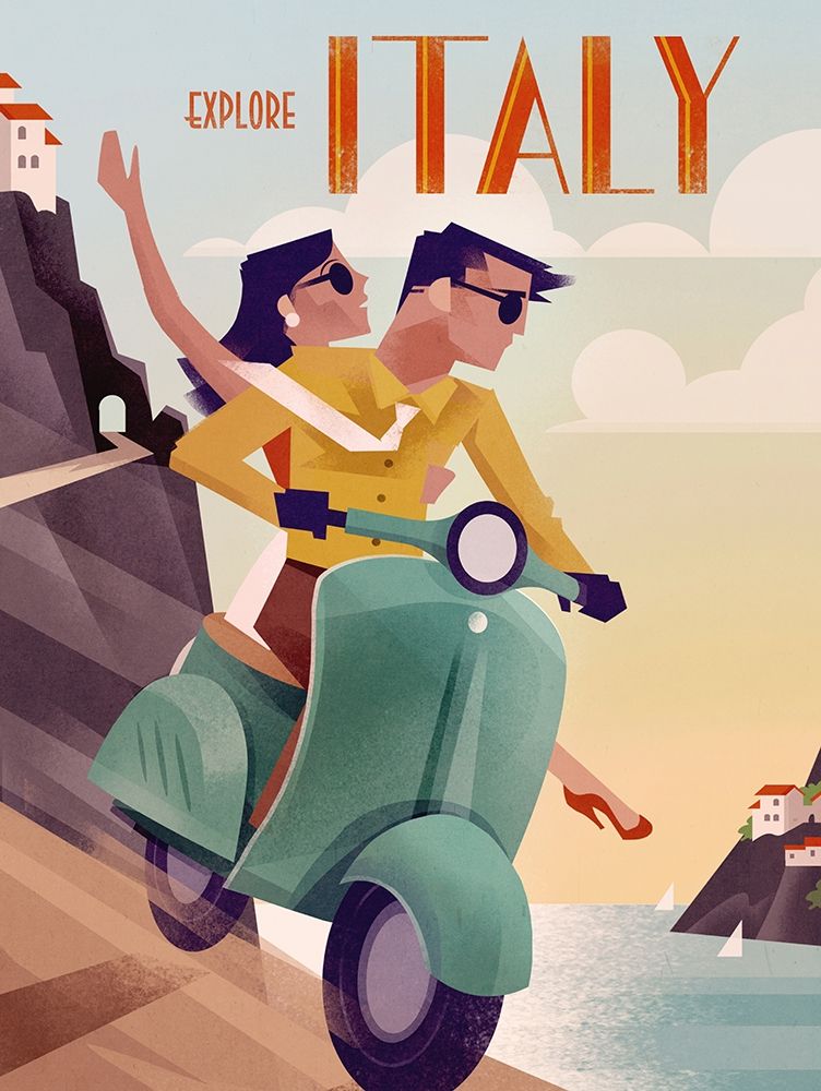 Art Print: Explore Italy