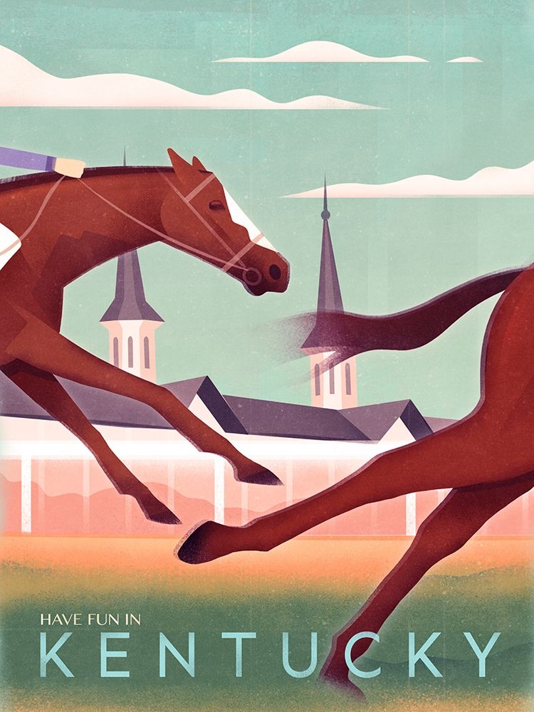 Art Print: Kentucky - Race