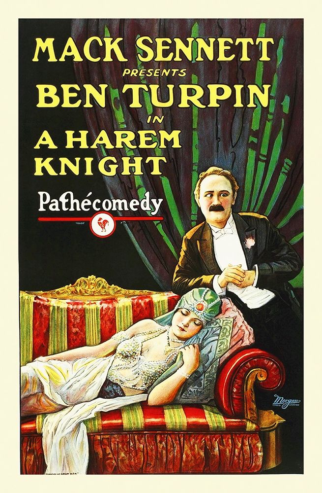 Art Print: A Harem Knight with Ben Turpin, 1926