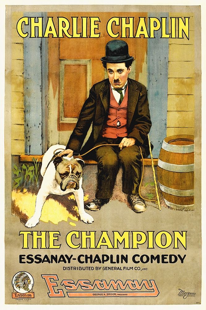 Art Print: Charlie Chaplin, Champion, The,  1919 Esanney