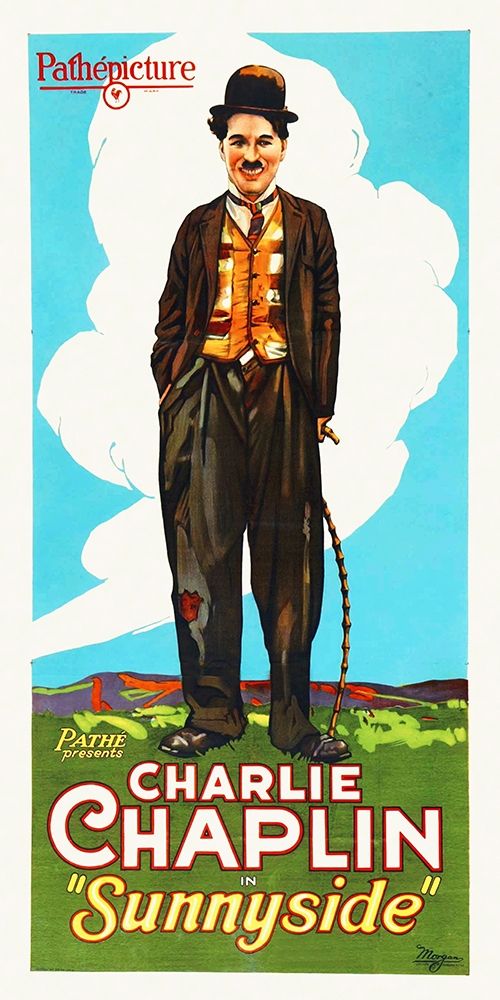 Art Print: Charlie Chaplin, Sunnyside