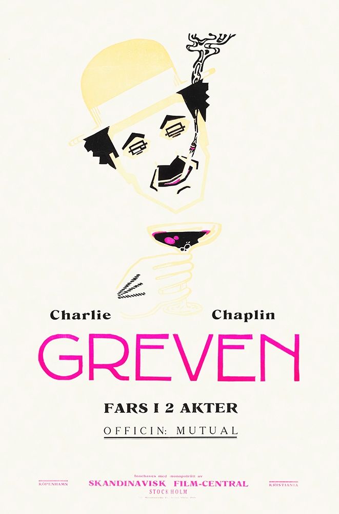 Art Print: Charlie Chaplin, The Count, 1916