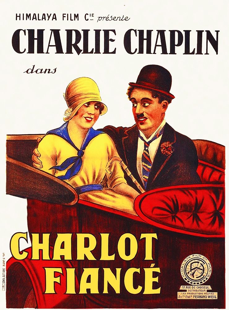 Art Print: Charlie Chaplin, The Jitney Elopement, 1915