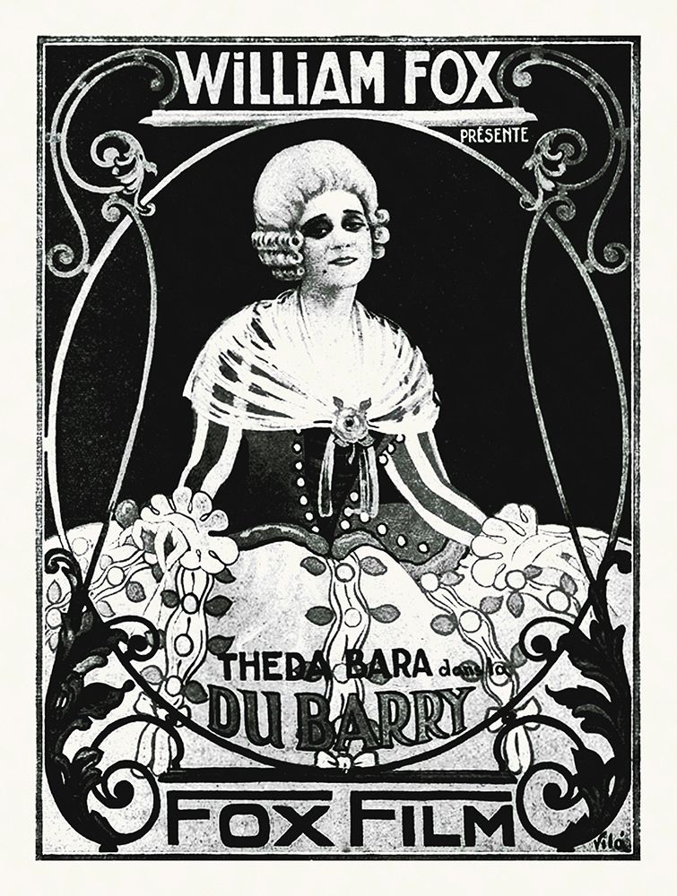 Art Print: Theda Bara La Du Barry French Poster