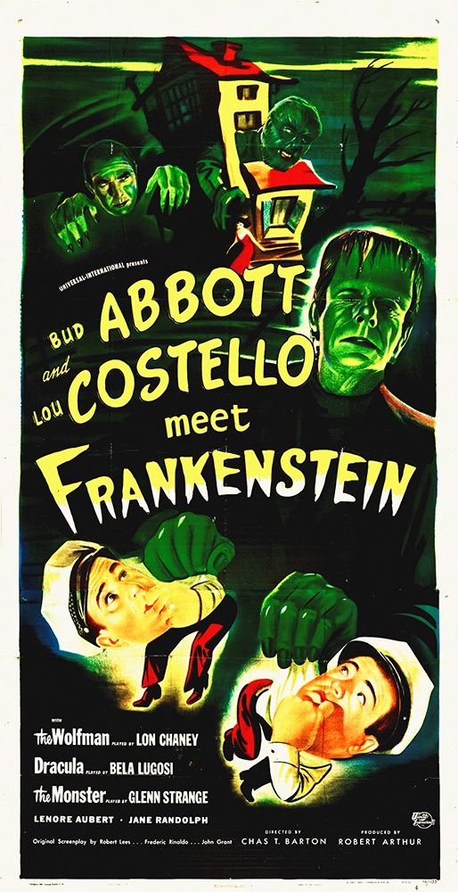 Art Print: Abbott And Costello Meet Frankenstein