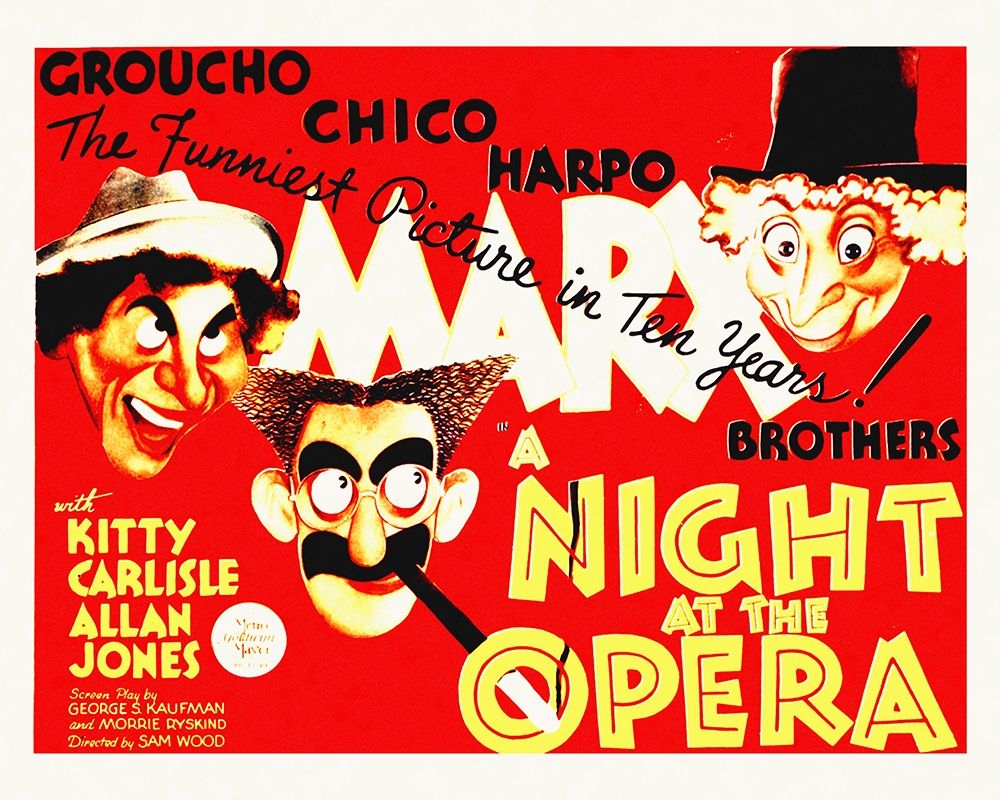 Art Print: Marx Brothers - A Night at the Opera 01