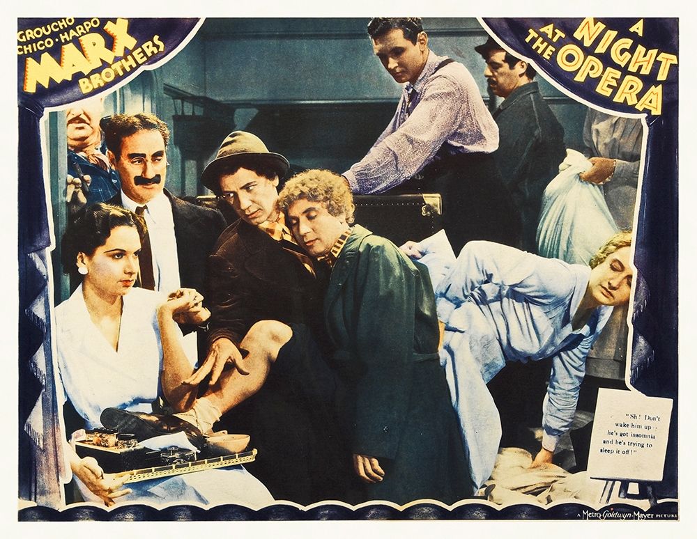 Art Print: Marx Brothers - A Night at the Opera 03