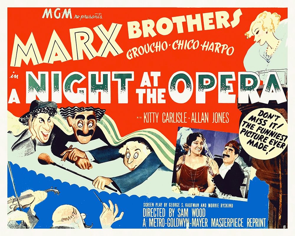 Art Print: Marx Brothers - A Night at the Opera 06