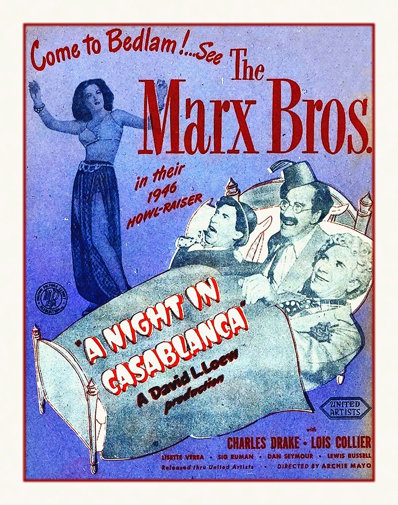 Art Print: Marx Brothers - A Night in Casablanca 01