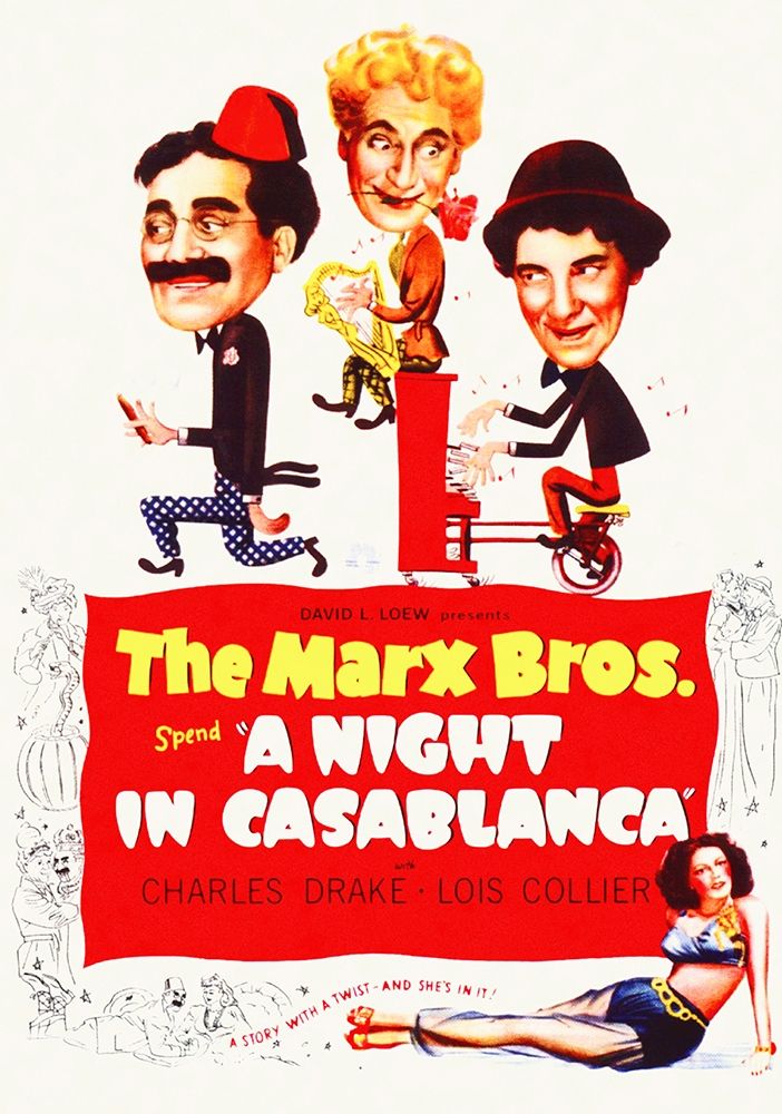 Art Print: Marx Brothers - A Night in Casablanca 02