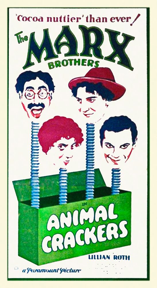 Wall Art Painting id:271757, Name: Marx Brothers - Animal Crackers 03, Artist: Hollywood Photo Archive