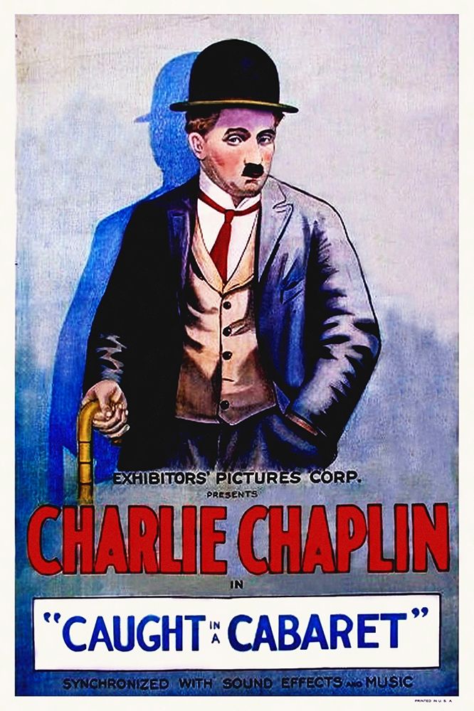 Art Print: Charlie Chaplin - Caught in a Cabaret, 1914